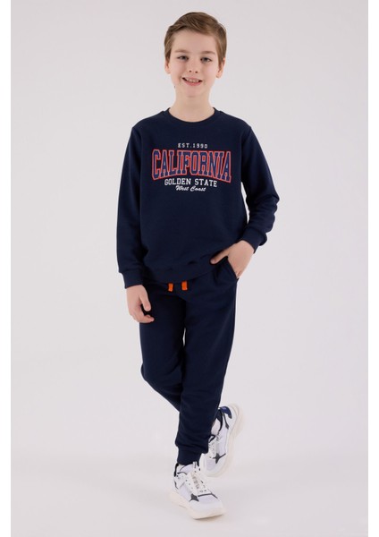 Erkek Çocuk Lacivert Eşofman Takımı