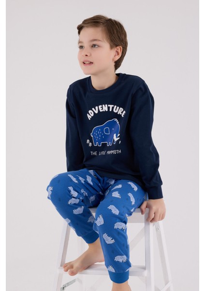 Erkek Çocuk Lacivert Pijama Takımı fiyatları