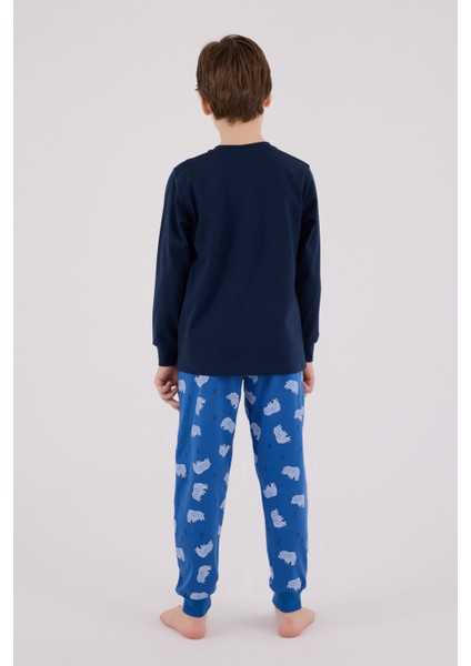 Erkek Çocuk Lacivert Pijama Takımı indirimleri