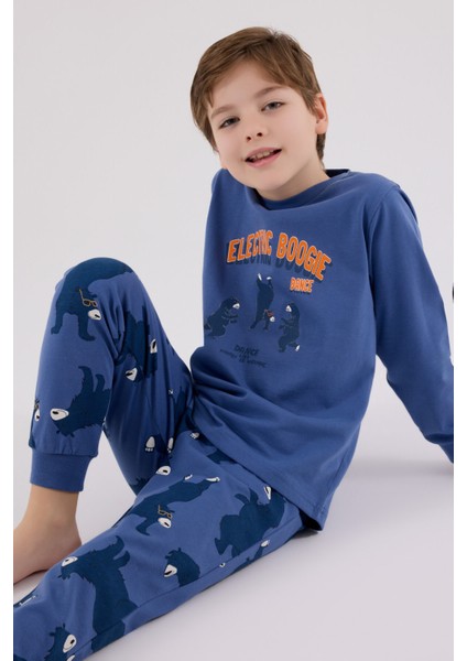 Erkek Çocuk Mavi Pijama Takımı fiyatları