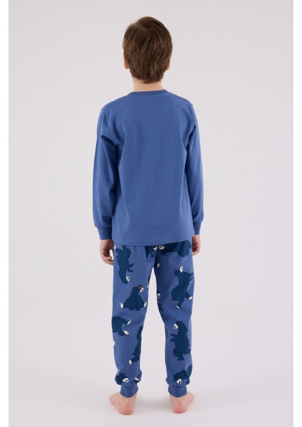 Erkek Çocuk Mavi Pijama Takımı indirimleri