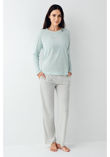 Kadın Yeşil Pijama Takımı fiyatları