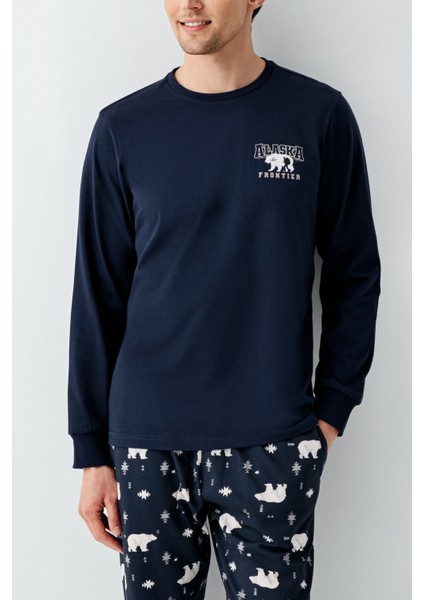 Erkek Lacivert Pijama Takımı fırsatları