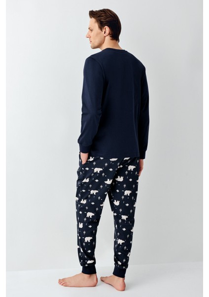 Erkek Lacivert Pijama Takımı indirimleri