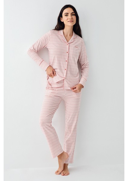 Kadın Pembe Gömlek Pijama fiyatları