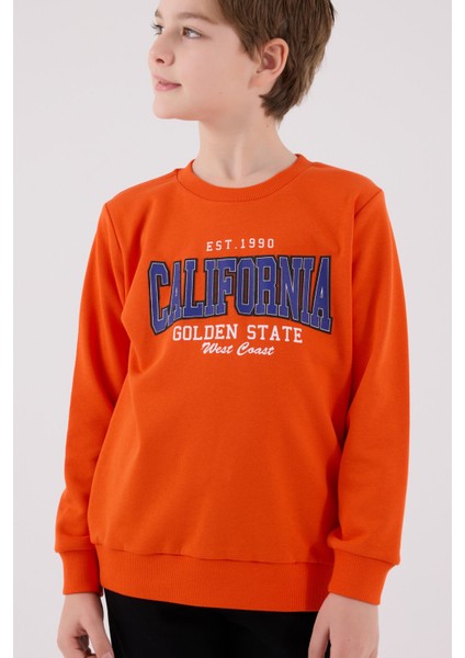 Erkek Çocuk Turuncu Eşofman Takımı fırsatları