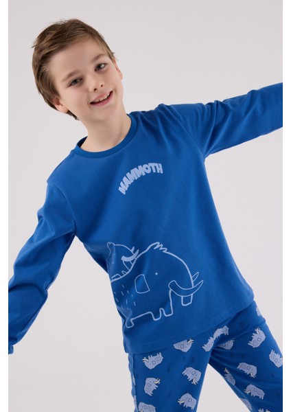 Erkek Çocuk Mavi Pijama Takımı fırsatları