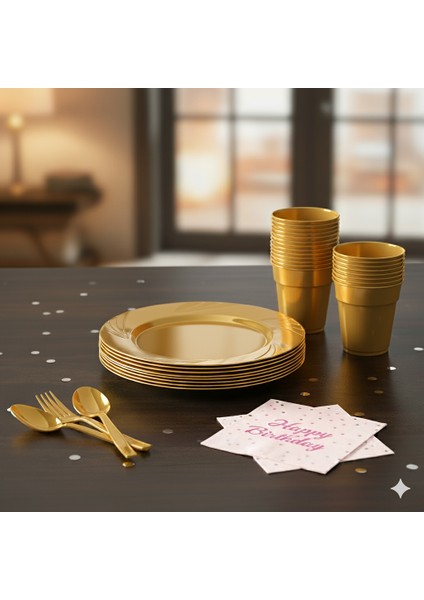 Parti Takımı Plastik Mika Set (- Bardak 25 Adet ,Çatal 25 Adet ,Tabak 6 Adet ,Kaşık 25 Adet-) fiyatları