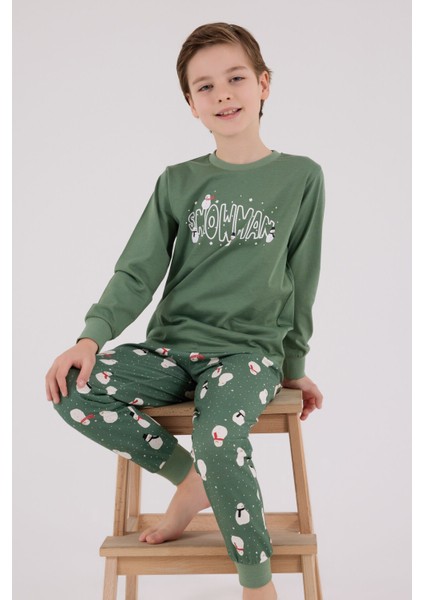 Erkek Çocuk Yeşil Pijama Takımı fiyatları