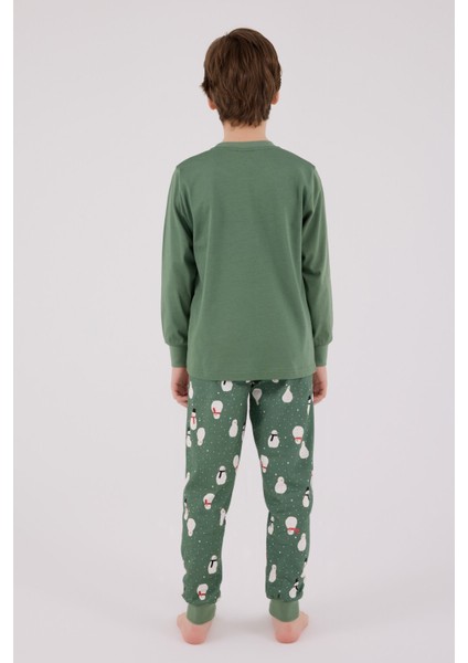 Erkek Çocuk Yeşil Pijama Takımı indirimleri