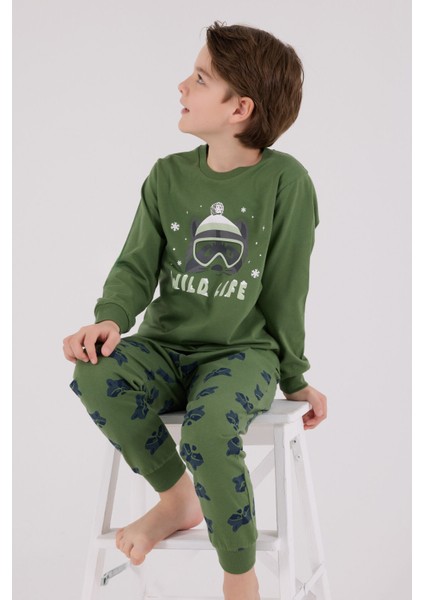 Erkek Çocuk Yeşil Pijama Takımı fiyatları