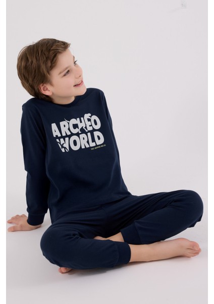 Erkek Çocuk Lacivert Pijama Takımı fiyatları