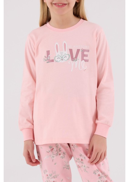 Kız Çocuk Pembe Pijama Takımı indirimleri