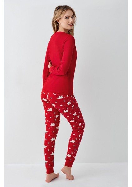 Kadın Kırmızı Pijama Takımı indirimleri