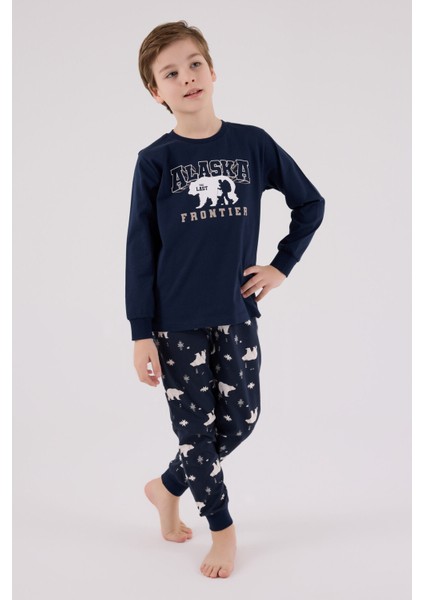 Erkek Çocuk Lacivert Pijama Takımı fiyatları