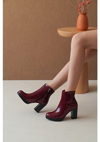 Greslyrra Kadın Yüksek Topuklu Bot 0012515