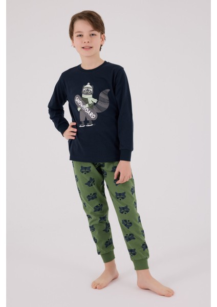 Erkek Çocuk Mavi Pijama Takımı fırsatları