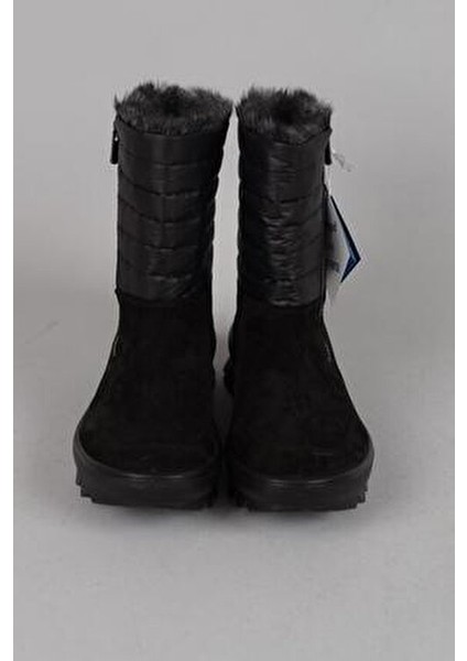 Siyah Kadın Süet Kar Botu