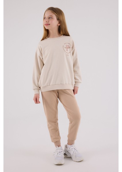 U.s. Polo Assn Kız Çocuk Bej Eşofman Takımı modelleri