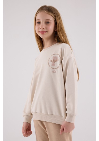 U.s. Polo Assn Kız Çocuk Bej Eşofman Takımı fırsatları