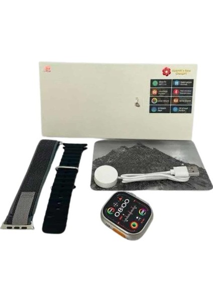 Yeni Nesil Akıllı Kol Saati Nabız Ölçer Gps Uyumlu 49 mm Kasa