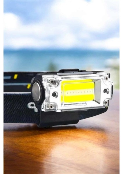 Kafa Lambası Kamp Feneri Balıkçı Feneri Başlıklı Suya Dayanıklı