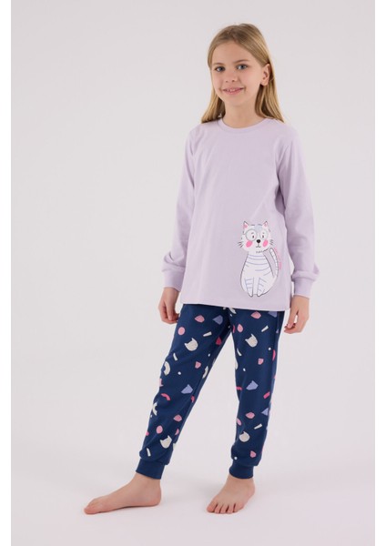 Kız Çocuk Mor Pijama Takımı fiyatları