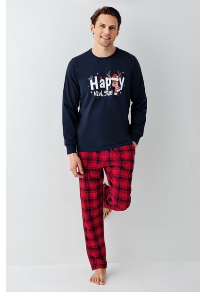 Erkek Lacivert Pijama Takımı modelleri