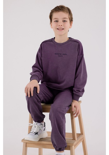 Erkek Çocuk Mor Eşofman Takımı fiyatları