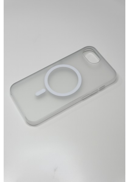 iPhone 16E Magsafe Destekli Mat Buz Görünümlü Ince Koruma Kılıf - Lecco
