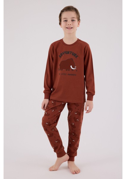 Erkek Çocuk Turuncu Pijama Takımı fiyatları