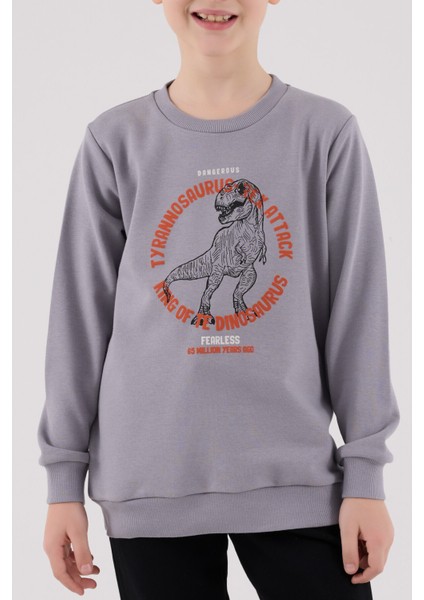 Erkek Çocuk Gri Eşofman Takımı fırsatları