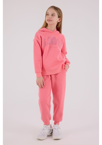 Kız Çocuk Pembe Eşofman Takımı