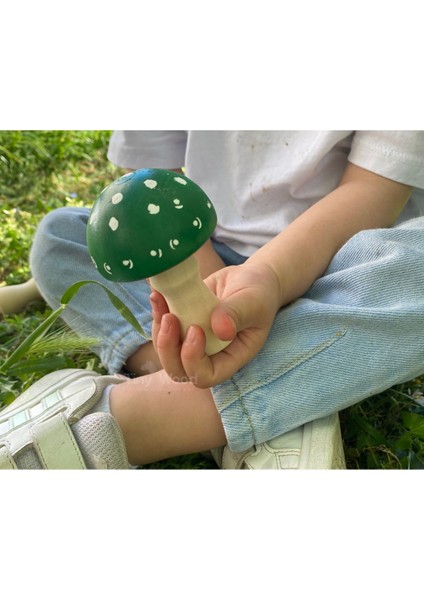 Waldorf Doğal Ahşap Mantar Oyuncak Seti 3 Lü fırsatları