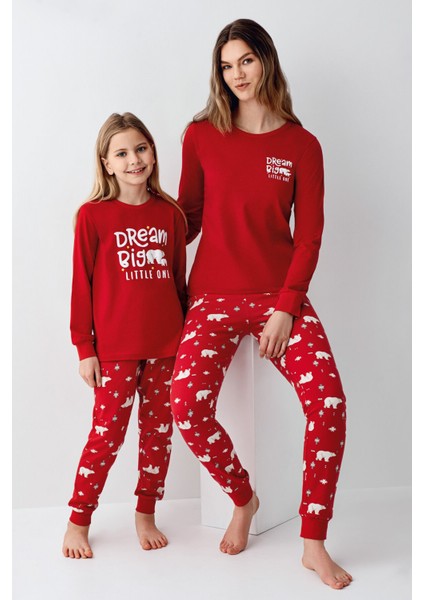 Kız Çocuk Kırmızı Pijama Takımı fiyatları
