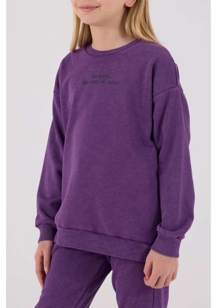 Kız Çocuk Mor Eşofman Takımı fırsatları