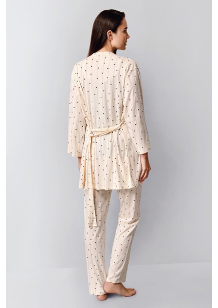 Kadın Gri 3lü Pijama Takımı indirimleri