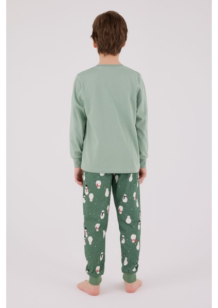 Erkek Çocuk Yeşil Pijama Takımı indirimleri