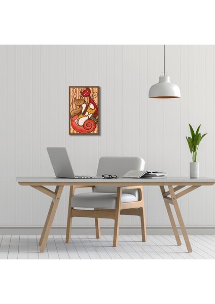 Tablo - Salyangoz Kediler - Akrilik Boya fiyatları