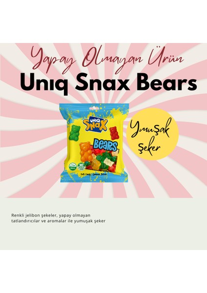 Unıq Snax Bears 80 gr (2 * 80 Gr) fiyatları