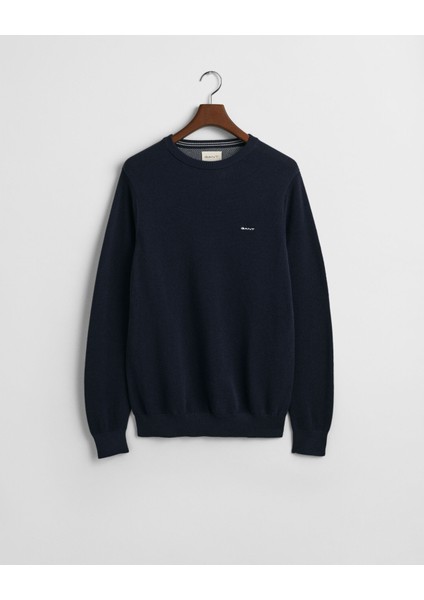 Pamuklu Pike Yuvarlak Yaka Kazak indirimleri