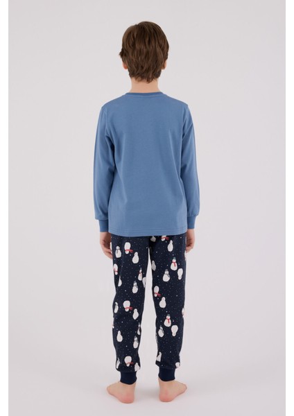 Erkek Çocuk Mavi Pijama Takımı indirimleri