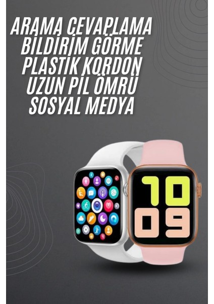 Yeni Model Akıllı Saat Dokunmatik Ekran Unisex Amoled Ekran 44 mm