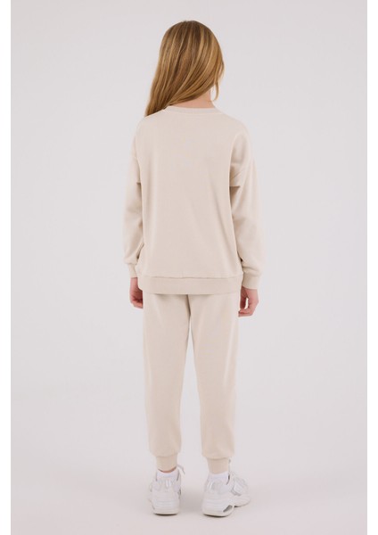 Kız Çocuk Bej Eşofman Takımı indirimleri