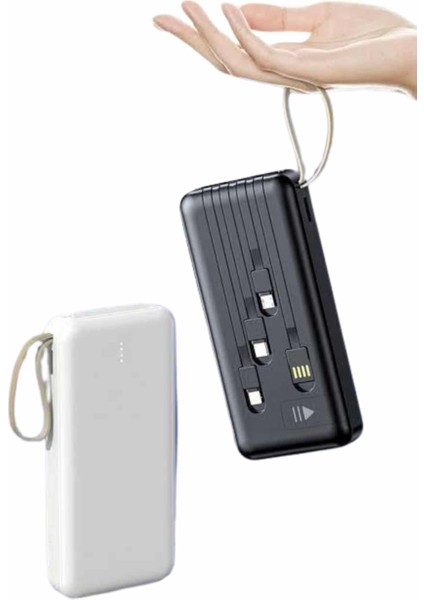 4 Çıkışlı 20.000 Mah Powerbank Uzun Pil Ömürlü Taşınabilir
