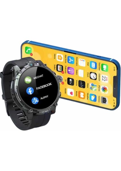 Yeni Model Akıllı Saat Gps Uyumlu Uyku ve Sağlık Takibi Sesli Görüşme