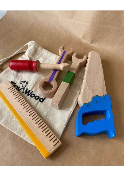 Ahşap Oyuncak Tamir Seti Doğal Masif Ahşao Oyuncak Tamirci modelleri