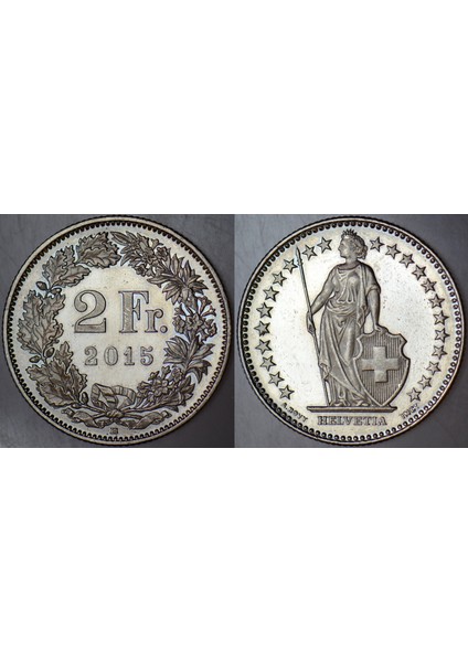 Isviçre 2 Frank 2015 Çil(-)