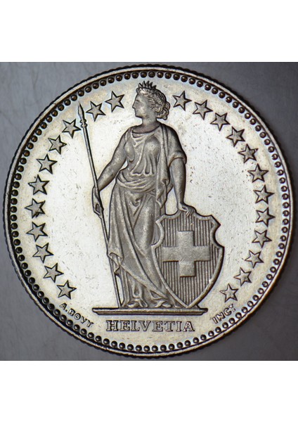 Isviçre 2 Frank 2015 Çil(-) fiyatları