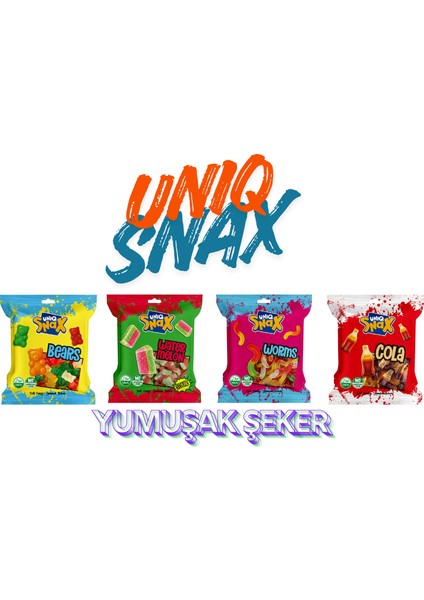 Unıq Snax 4 Lü Serisi ( 4 *80 gr ) indirimleri